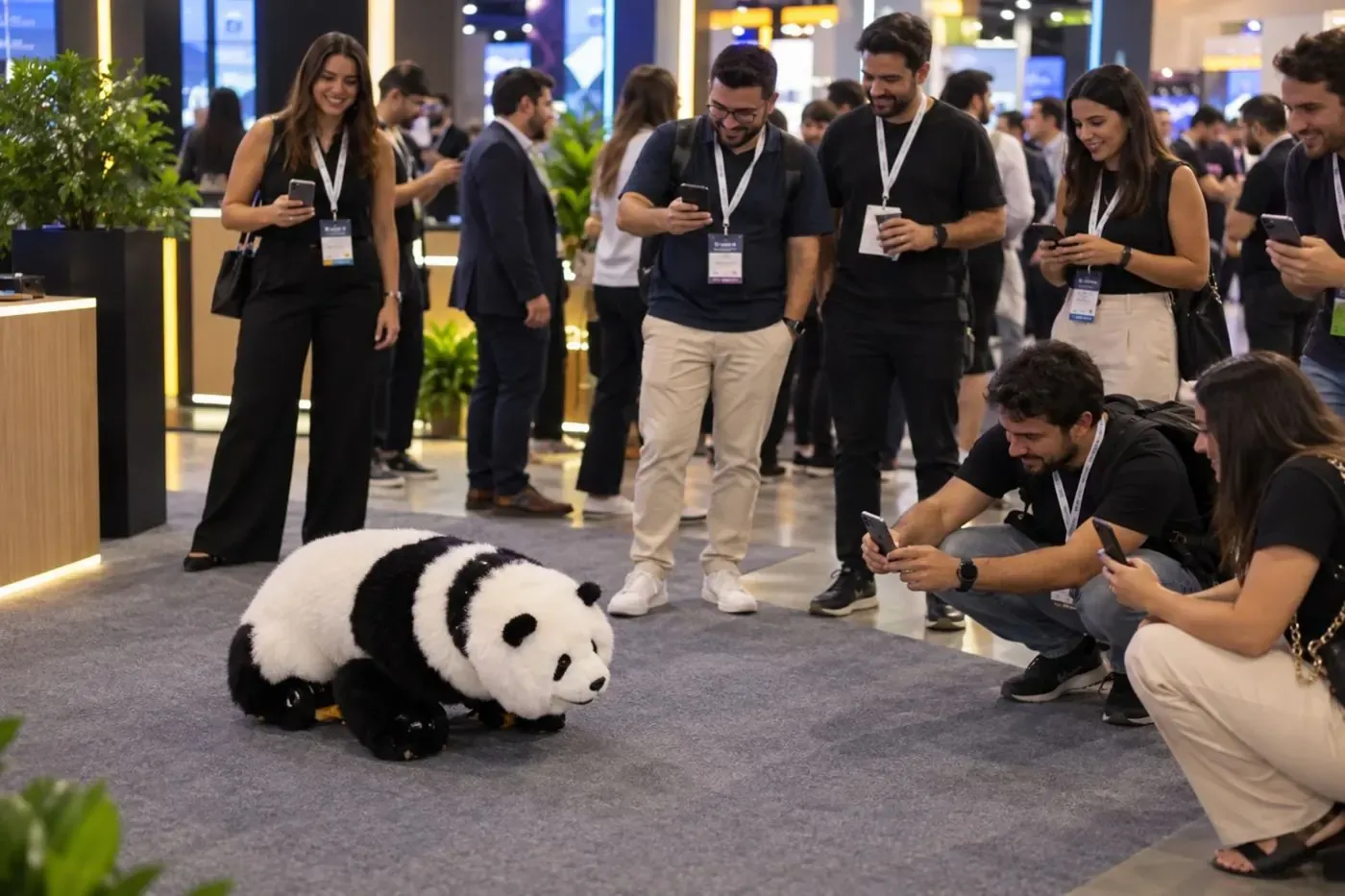 Panda Robô: Em ação