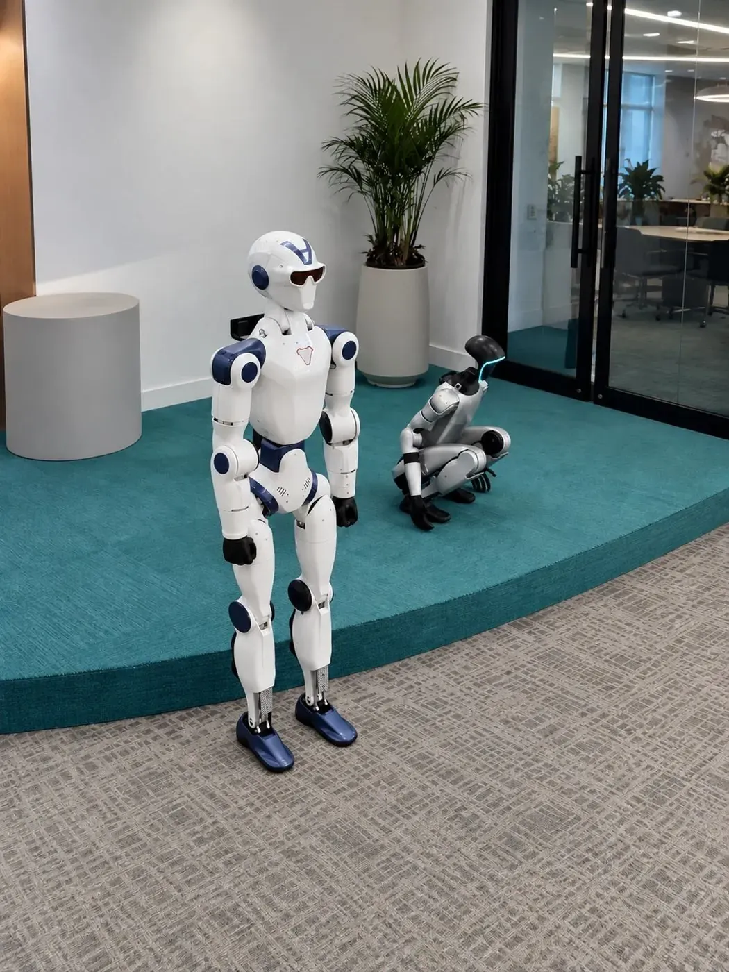 Humanoide R1: Em ação